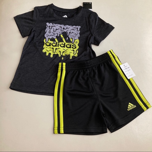 Adidas active performance shorts tee set 6205 - Picture 5 of 7